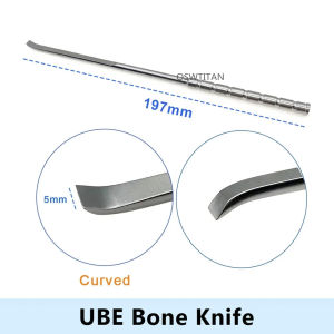 QSWTITAN Bone Instrument UBE bone bone chisel for Spinal Endoscopy Minimally Invasive Stainless steel Instrument