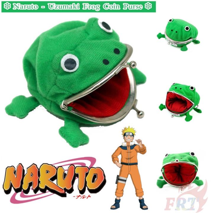 Naruto Frog Coin Purse Anime Wallet Coin Purse Plush Wallet