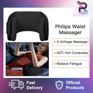 【Original】Philips Waist Massager PPM7101B Multi-function Buttocks Back Waist and Legs Hot Compress Electric Massager