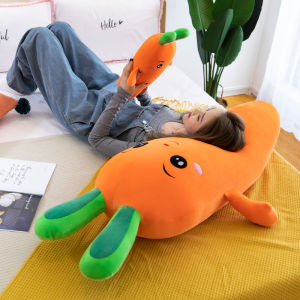 2023 Rabbit Carrot Big Doll Plush Toy Hotdog Pillow Long Stuff Toys For Girls Sleeping Stuff Toy Supplies Gift For Children Birthday Present Toys