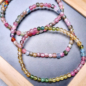 Premium Grade Rainbow Tourmaline Bracelet