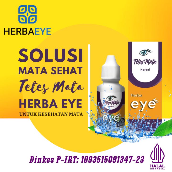 Terbukti Obat Tetes Mata Herbal Eye Obat Tetes Mata Minus Plus