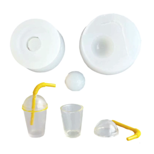 Detailed Miniature Drinkware Silicone Mold Miniature Cup Mold For Resin Bubble Teas Cups Crafting And Diy Projects