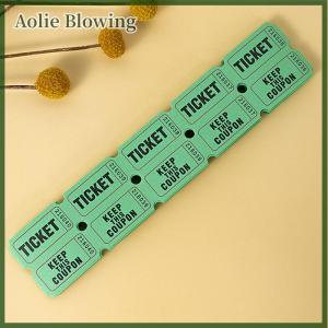 Aolie 100 Pcs Raffle Tickets For Classroom Lottery Roll Of Single Paper Labels Drink Events Raffle Tickets Celebration Event Tickets