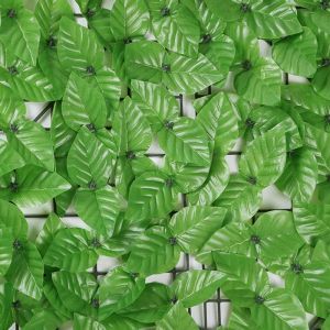 0.5x1M Garden Fence Panel Artificial Faux Lvy Leaf Hedge Privacy Screening Roll Leaves Faux Wall Plant Decor Rumput Hiasan