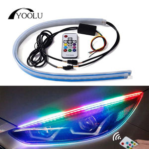 LUYOO Turn Signal LED Bulbs 1156 P21W PY21W Super Bright Front Rear Canbus Led Amber Yellow 3014 144SMD