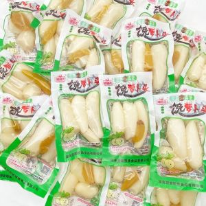 Xiangtian radish head pickled pepper mountain pepper sour and spicy crisp refreshing appetizer radish sticks pickle snack