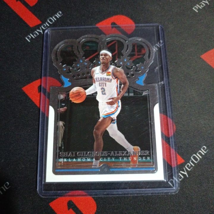 Sga Crown Rookie Shai Gilgeous-Alexander Panini Crown Royale NBA Card | Diecut | SGA ...