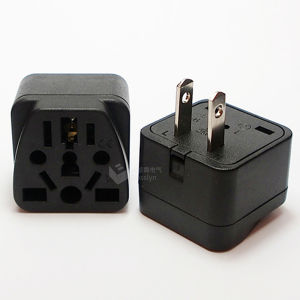 Conversion plug multifunctional American conversion plug American standard conversion plug black American standard converter American standard adapter