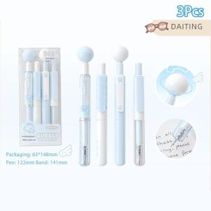 DAITING Short Pen Set Of 4 High Beauty 360 ° Rotating Decompression Brushing Pens Problem Solving Pen