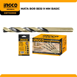 [PACK] HSS Mata Bor Besi 9mm INGCO DBT1100903 Metal Gold Drill Bits