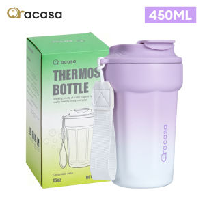 12oz/380mL Vacuum Tumbler Cute Kids Stainless Steel Water Bottle Handheld Straw Cup Hot and Cold Flask Christmas Gifts