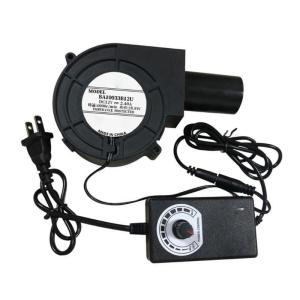 Ổ bi kép 12V quạt làm mát điều chỉnh điều khiển tốc độ cho lò sưởi cháy bắt đầu Nhà cho thú cưng thông gió và điện tử làm mát