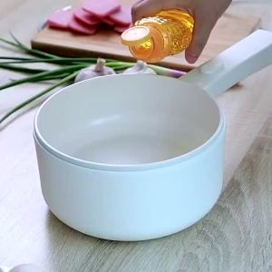 GEESO 1.6L Multifunctional Mini Cooker Electric Rice Cooker Hot Pot Non Stick Ceramic Frying Pan Kitchen 700W Periuk Nasi Pot 多功能電煮鍋 电煮锅 迷你火鍋