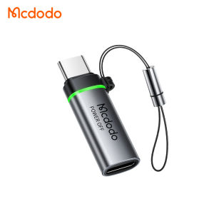 Mcdodo Lightning to USB-C Auto Power Off Charging Adapter For iPhone 15 series Samsung Google iPad series Huawei Xiaomi MacBook series Wireless Earbud 3A 60W Fast charging