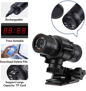 HD 1080P Máy ảnh Mini Không Thấm Nước Ngoài Trời Mũ bảo hiểm mô tô xe đạp Hành động thể thao Camera Video Máy ghi hình DV Máy ghi hình ô tô
