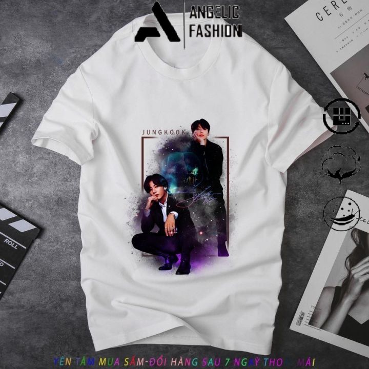 Áo thun in hình Jungkook BTS - idol3s - Món quà độc đáo dành cho Fan ...