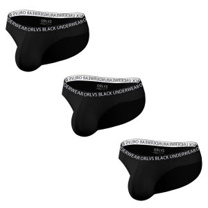 CMENIN ORLVS 3Pcs New Modal Man Underwear Brief Men Underpants Hip Raise Slip Panties Jockstrap Mens Briefs Underware OR6103