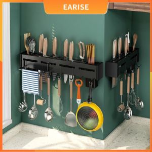 POTE Rak pisau Dapur Dinding Organizer Tidak diperlukan instalasi Stainless Steel Gantung Rak Dapur