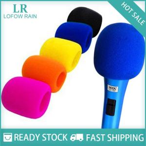LF Wholesale✨Flash Sale ✨ Colorful Handheld Stage Microphone Windscreen Sponge Foam Karaoke Audio Cover