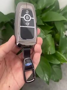 Zinc Alloy Car Remote Key Case Cover Shell For Ford Everest 2023 2024 2025 / Ford Ranger (2022-2023) Key Holder Cool Style