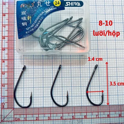 Lưỡi Câu Cá XMIN ĐỦ SIZE 6-26 Lưỡi Câu Cá Bằng Thép Siêu Bén - Lưỡi Câu Cá Chép Rô Phi...PHỤ KIỆN CÂU CÁ SHIWA