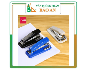 Dập ghim xoay chiều Deli 25 tờ E0414 xoay 3 chiều - sử dụng kim bấm 24/6 - Giao màu ngẫu nhiên