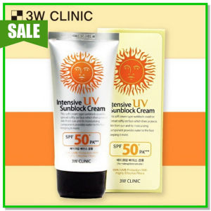 [HÀNG CHÍNH HÃNG] Kem chống nắng kiềm dầu dưỡng da FREESHIP Kem Chống Nắng 3w Clinic Intensive UV Sunblock Cream SPF 50 Pa