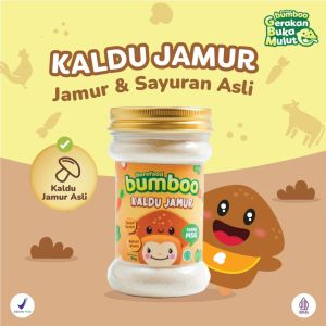 Bumboo Kaldu Ayam Sapi & Jamur Asli - Kaldu Mpasi Anak Tanpa Msg | Dengan Bahan Alami Tanpa Gula