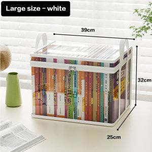Storage Bag Waterproof Dustproof With handle zipper Book Organizer Clothes Collection toys Sort Box