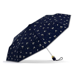 Automatic folding umbrella sun protection ultraviolet protection sun umbrella windproof parasol cartoon lightweight folding portable umbrella