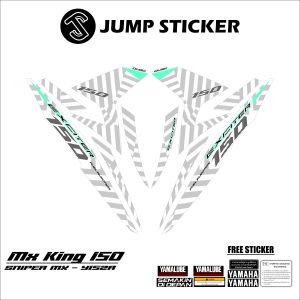 Stiker striping mx king 150 grafis variasi 041