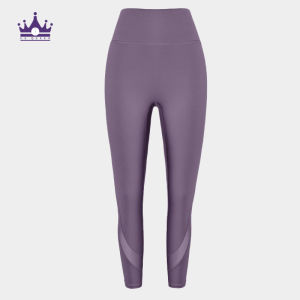 CS QUEEN-Naked Feel Yoga Pants Women High Waist Squat Proof Breathable Mesh Running Fitness Tights（CS06）