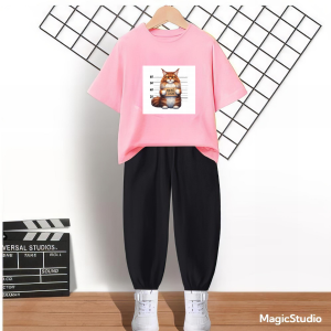 Setelan Anak Usia 1 2 3 4 5 6 Dan 7 Tahun Dapat Kaos Dan Jogger Cow Honey