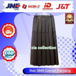 Seragam Sekolah - Rok Panjang Full Rempel / Plisket SMP / SMA / Kuliah / Pembina
