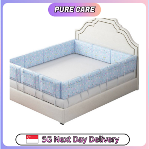 【Pure Care】 Soft Cushion Bed Fence Baby Safety Bedrail Anti-Fall Baby BumperRailSafetyFence