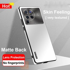 Brand Case For Vivo X80 Pro Skin Feeling Matte Phone Case For Vivo X Note X80 X70 Pro Plus Cover Frosted  Bumper Shell