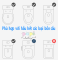 Bệ ngồi bồn cầu cho bé, bệ thu nhỏ bồn cầu vệ sinh. 