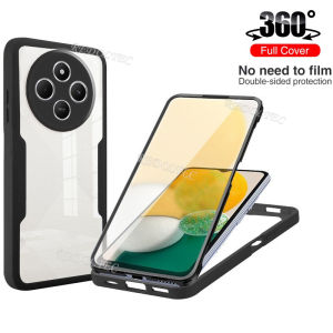 360 Full Cover Case For Redmi 14C 4G Shockproof Transparent Acrylic Front Back Double Sided Protection Phone Casing Xiaomi Redmi 14C Redmi14C