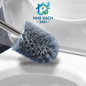 Chổi Cọ Toilet Cán Inox Đầu Tròn Vệ Sinh Bồn Cầu Nhà Tắm Sạch Sâu Bền Đẹp