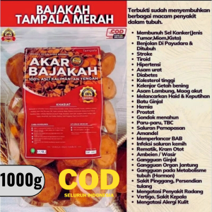 Akar BAJAKAH TAMPALA MERAH Varian 1000g Siap Seduh Obat Tumor dan Kanker Asli Kalimantan
