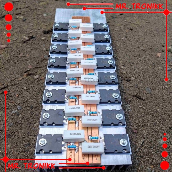 PARALEL TRANSISTOR FINAL TOSHIBA 8 SET TANPA DRIVER BUAT DRIVER