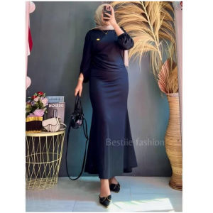Inara Dress Mermaid Bahan Crinkle Airflow Premium