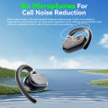 Amgras OpenEchoⅤ Ultra Air Conduction earphone bluetooth wireless earbuds gaming Spatial Audio adjustable ear stem 120°. 