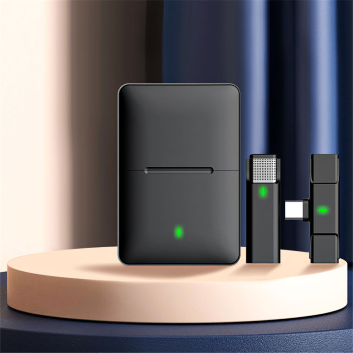 Wireless Lavalier Microphone with Charging Compartment Ultralow