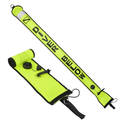 SMB/DSMB Surface Marker Buoy 1.8M & Diving Reel 30M - TOOKE อุปกรณ์ทุ่นส่งสัญญาณผิวน้ำยาว 1.8 M (180x15 cm) และ สาย Reel ยาว 30 M (3000 cm)