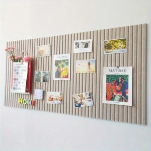 NOBLELYN No Drill Felt Wall Stickers DIY 40x60cm Felt Bulletin Board Lightweight Self-Adhesive Photo Display Board Home