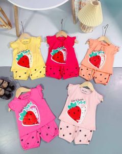 [HOTTREND] BỘ DÂU BÈO TAY CÁNH TIÊN CHẤT COTTON MỀM MÁT SIÊU ĐÁNG YÊU CHO BÉ 8-18KG. VIDEO THÂT. BIBO BABY SHOP