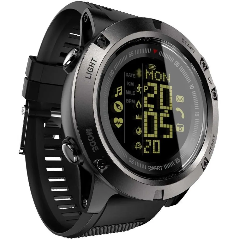LOKMAT Smart Watch IP68 Waterproof Remote Camera Fitness Tracker