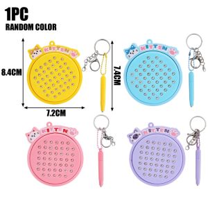 Creative Stress Relief Toy Magnetic Absorption Steel Ball Drawing Board Writing Toy Bag Pendant Car Keychain Ornament Gift for Kids